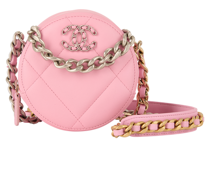 19 Round Chain Clutch, front view